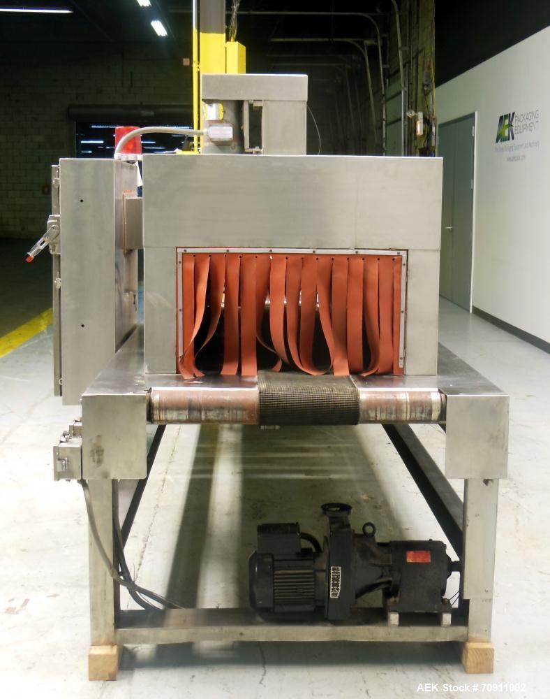 Used Arpac Model 105-28TWSS Automatic Stainless Steel Tray Wrapper