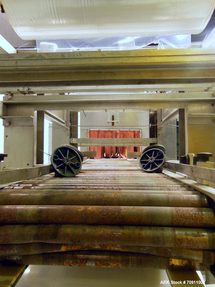 Used Arpac Model 105-28TWSS Automatic Stainless Steel Tray Wrapper