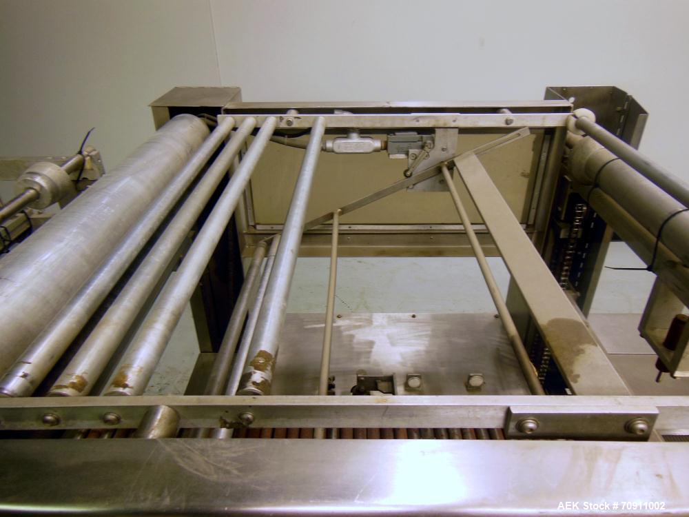 Used Arpac Model 105-28TWSS Automatic Stainless Steel Tray Wrapper