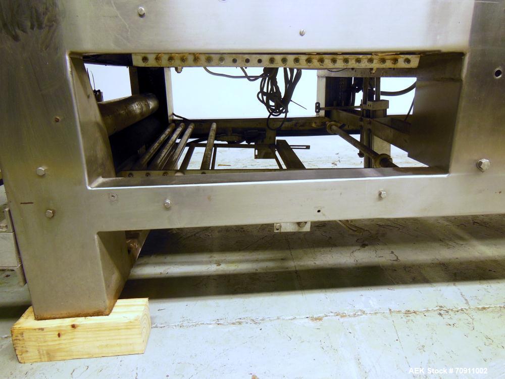 Used Arpac Model 105-28TWSS Automatic Stainless Steel Tray Wrapper