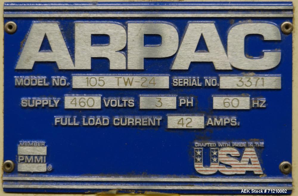 Used Arpac Model 105 TW-24 Automatic Shrink Bundler