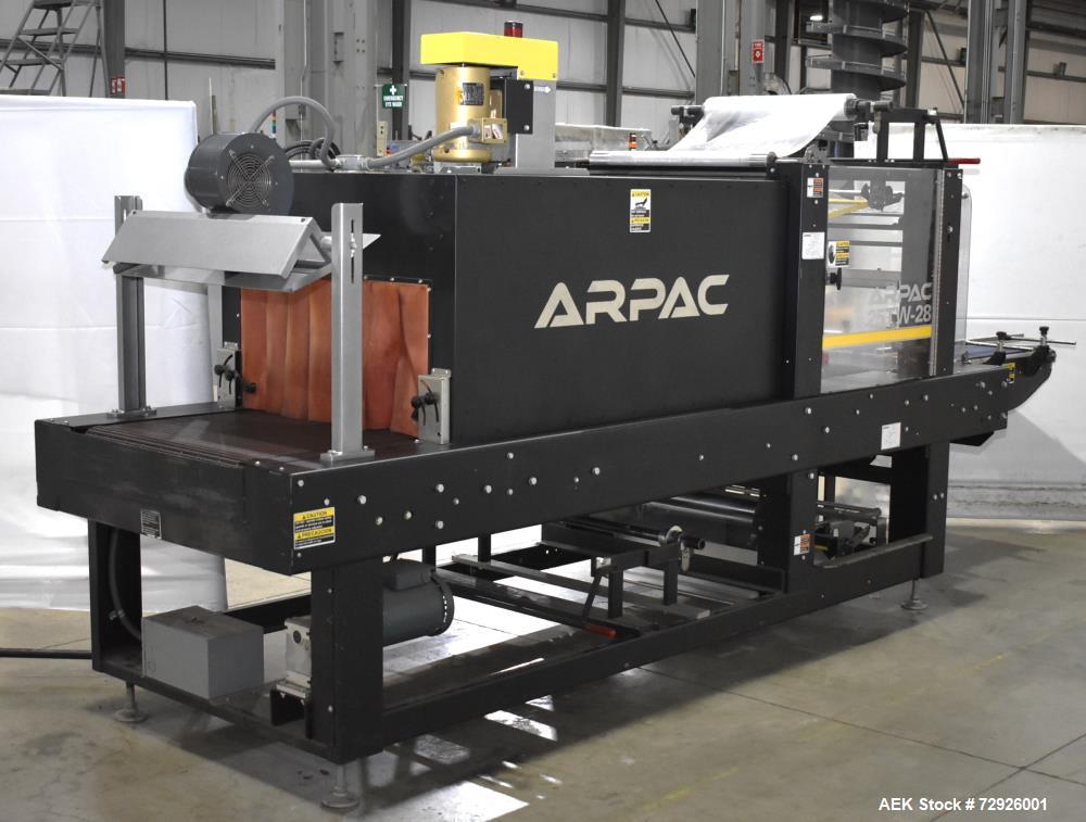 Arpac Model 25TW-28 Shrink Bundler for Clear or Random Printed Film. Ready to Ru