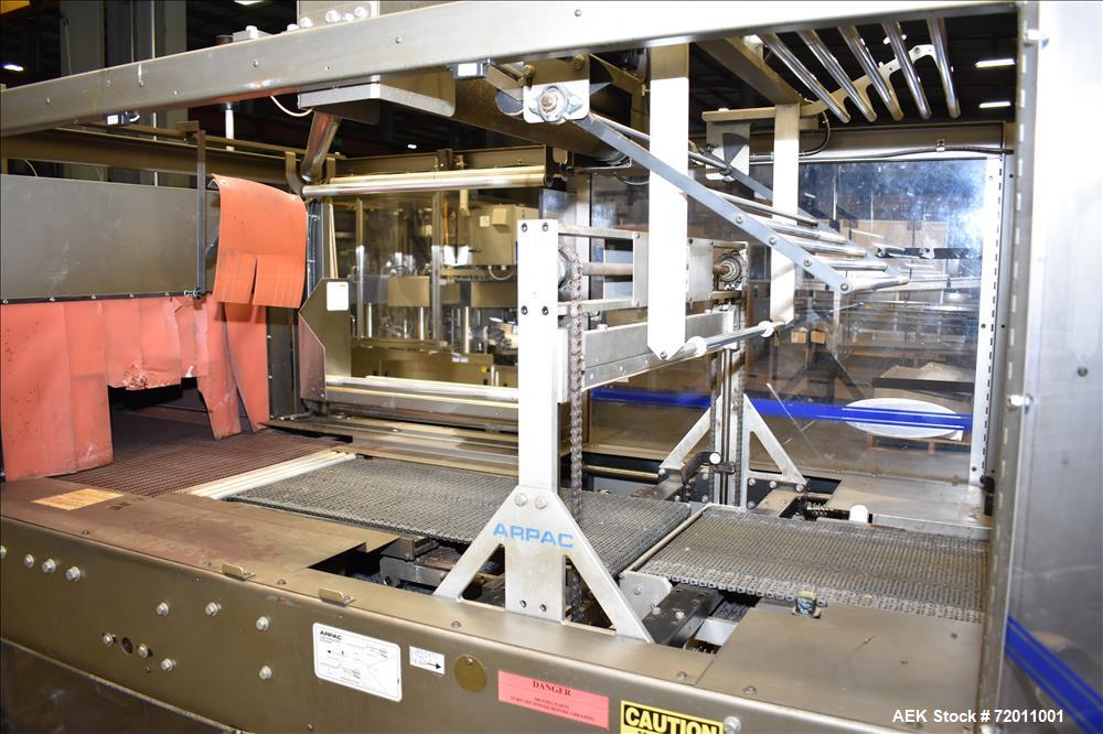 Used Arpac Model 45TW-28 Automatic Shrink Bundler.