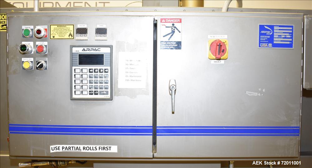 Used Arpac Model 45TW-28 Automatic Shrink Bundler.