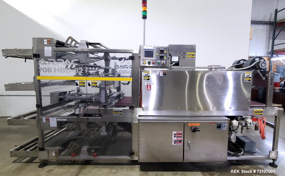 Arpac Model 708HBD-32 Automatic Dual Lane Shrink Bundler