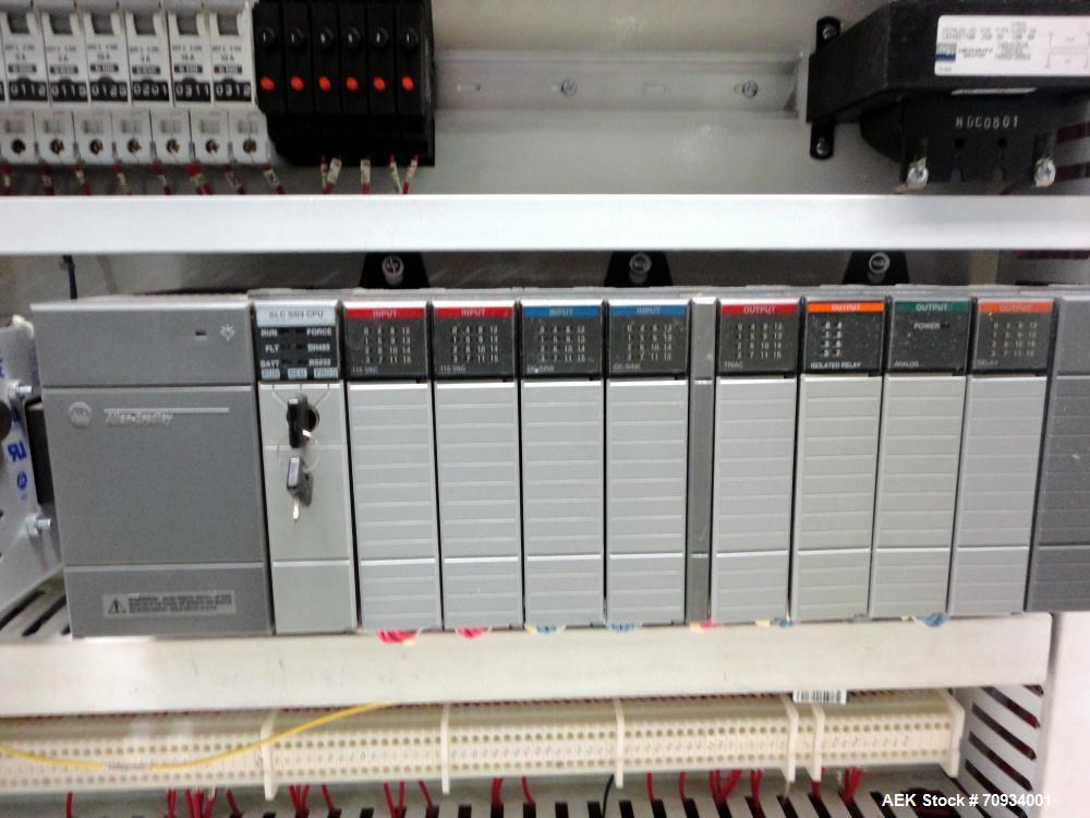 Used Arpac Brandpac Model BPMP-5342 Automatic Single Roll Shrink Bundler, for Print Registered Film.  Capable of Unsupported Multipack Shrink Bundling or Tray Product Shrink Bundling. OEM rated speed...