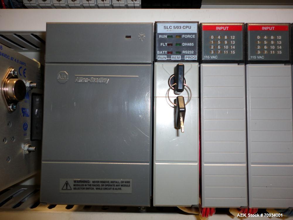 Used Arpac Brandpac Model BPMP-5342 Automatic Single Roll Shrink Bundler, for Print Registered Film.  Capable of Unsupported Multipack Shrink Bundling or Tray Product Shrink Bundling. OEM rated speed...