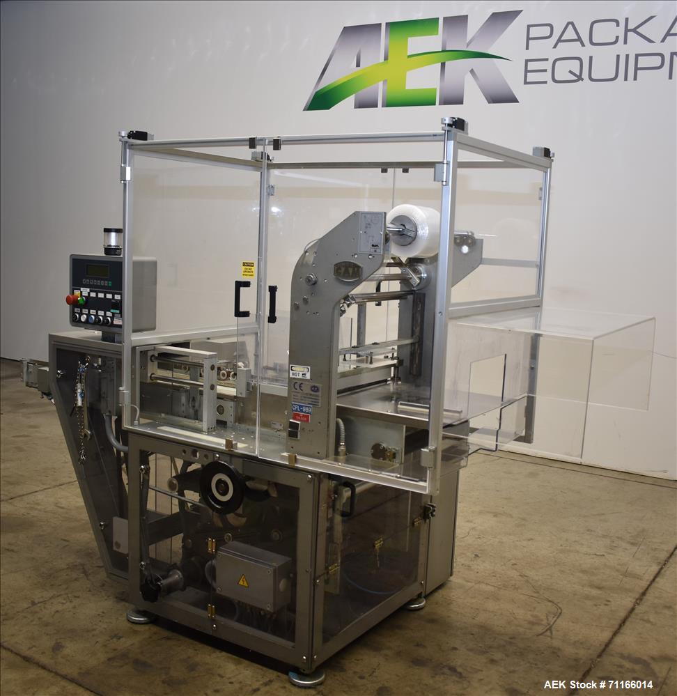 Used Cam Automatic Stretch Bundler for Carton Multi-Packing. Model ASB-38