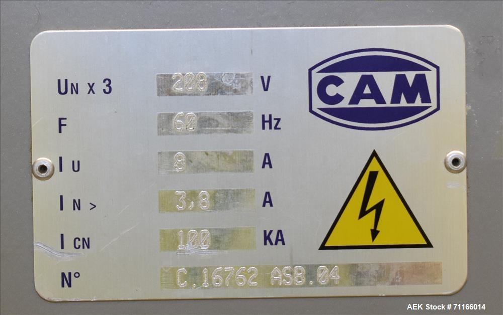 Used Cam Automatic Stretch Bundler for Carton Multi-Packing. Model ASB-38