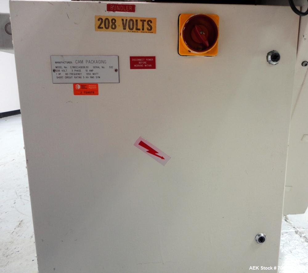 Used Cam ASB-38 Automatic Shrink Bundler or Stretch Bander for carton multi-packing