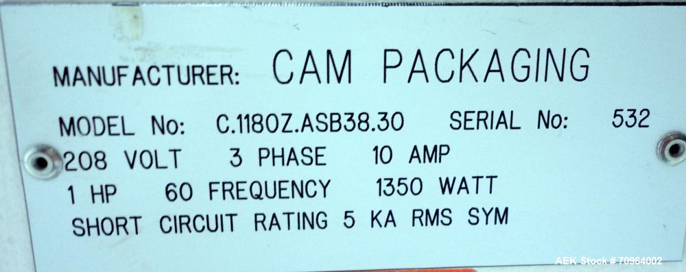 Used Cam ASB-38 Automatic Shrink Bundler or Stretch Bander for carton multi-packing