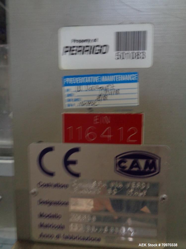 Used Cam Automatic Shrink Bundler for Carton Multi-Packing. Model ASB-38