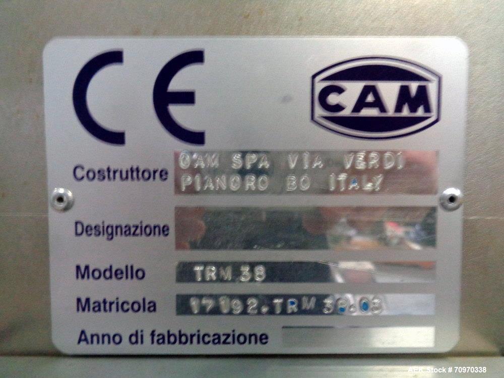 Used Cam Automatic Shrink Bundler for Carton Multi-Packing. Model ASB-38