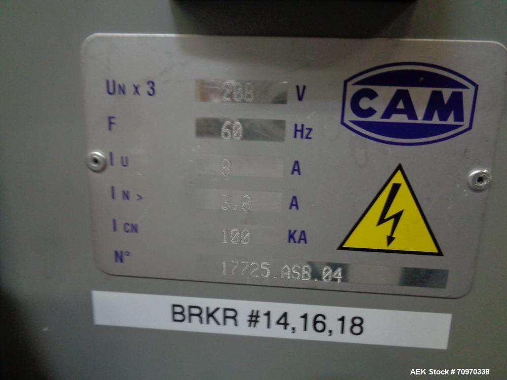 Used Cam Automatic Shrink Bundler for Carton Multi-Packing. Model ASB-38