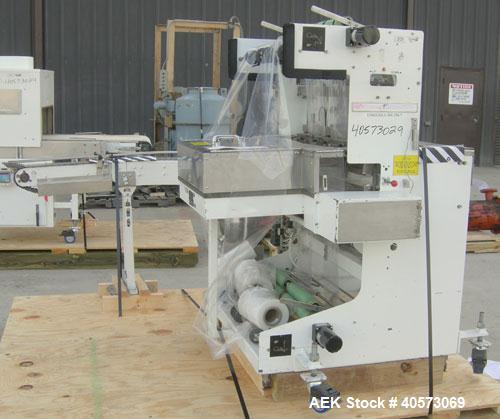 Used Omega Design DL-27 Dual Lane Shrink Bundler. Capable of speeds up to 240 BPM. Maximum product height 11". Maximum film width 26". 3/60/208/240V. Includes Omega shrink tunnel. Last used in solid ...