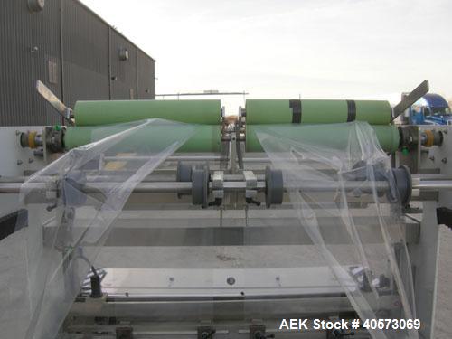 Used Omega Design DL-27 Dual Lane Shrink Bundler. Capable of speeds up to 240 BPM. Maximum product height 11". Maximum film width 26". 3/60/208/240V. Includes Omega shrink tunnel. Last used in solid ...