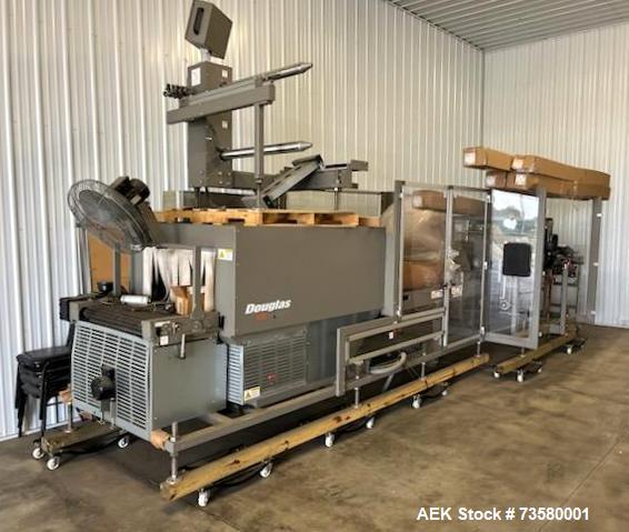 Used Douglas VS-25 Shrink Wrapper | Up to 25 CPM | 6–17" L x 6–22" W x 3–12" H | Printed & Clear Film Compatible
