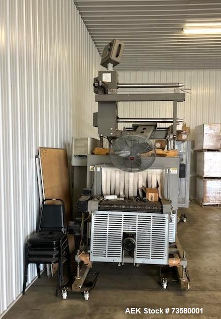 Used Douglas VS-25 Shrink Wrapper | Up to 25 CPM | 6–17" L x 6–22" W x 3–12" H | Printed & Clear Film Compatible