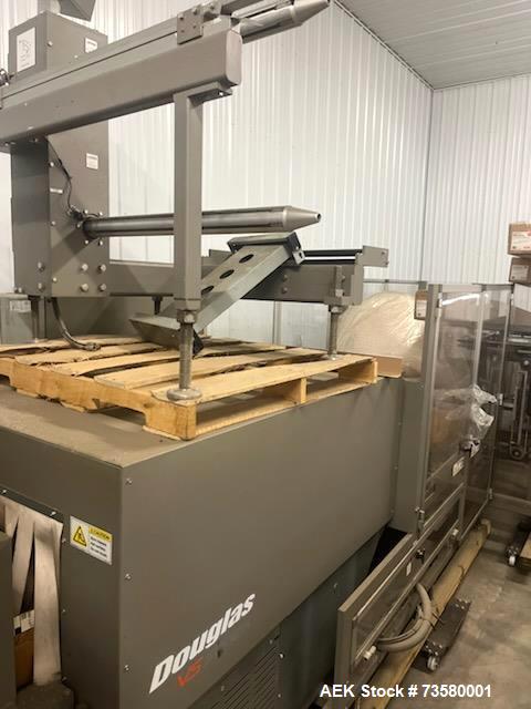 Used Douglas VS-25 Shrink Wrapper | Up to 25 CPM | 6–17" L x 6–22" W x 3–12" H | Printed & Clear Film Compatible