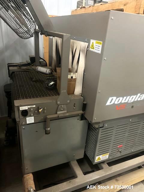 Used Douglas VS-25 Shrink Wrapper | Up to 25 CPM | 6–17" L x 6–22" W x 3–12" H | Printed & Clear Film Compatible