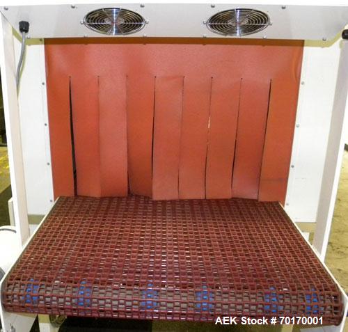 Used EDL Packaging Engineers Model 32-20-45 Semi Automatic Inline Shrink Bundler & Tunnel Machine. Capable of speeds up to 5-7 bundles per minute. Handles film web widths up to 30" wide and packages ...