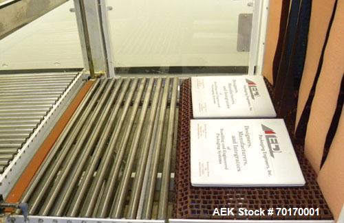Used EDL Packaging Engineers Model 32-20-45 Semi Automatic Inline Shrink Bundler & Tunnel Machine. Capable of speeds up to 5-7 bundles per minute. Handles film web widths up to 30" wide and packages ...