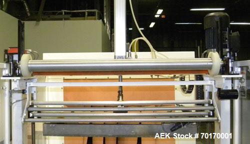 Used EDL Packaging Engineers Model 32-20-45 Semi Automatic Inline Shrink Bundler & Tunnel Machine. Capable of speeds up to 5-7 bundles per minute. Handles film web widths up to 30" wide and packages ...