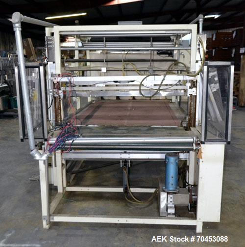 Used Great Lakes 1748 Shrink Bundler with model HVP 5/60/11 shrink tunnel