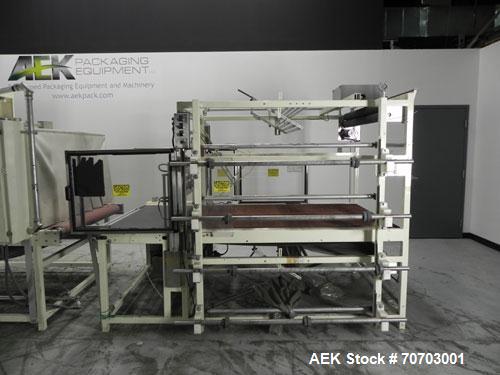 Used Great Lakes Oversized Inline Shrink Bundler. Model 1748 Shrink Bundler wit