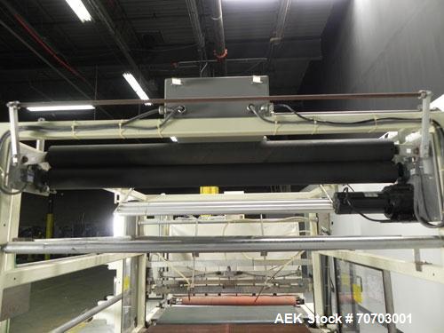 Used Great Lakes Oversized Inline Shrink Bundler. Model 1748 Shrink Bundler wit