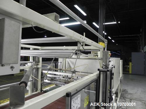 Used Great Lakes Oversized Inline Shrink Bundler. Model 1748 Shrink Bundler wit