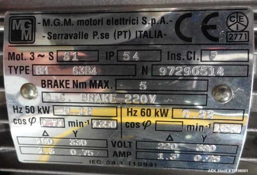 Used IMA BFB Stretch Band/Shrink Bundler, Model MS500BD