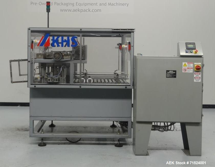 Used KHS Model PTS-1000 Servo Driven Tray Stacker