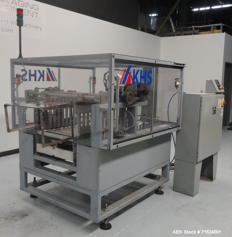 Used KHS Model PTS-1000 Servo Driven Tray Stacker