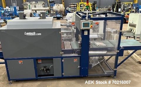 Lantech Model SB -2030 Compact Intermittent Motion Shrink Bundler and Tunnel.