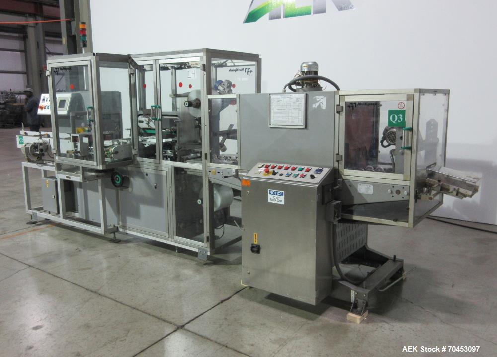 Used Multipack Model F-40 Tube or Carton Multi-Pack Stretch/Shrink Film Bundler