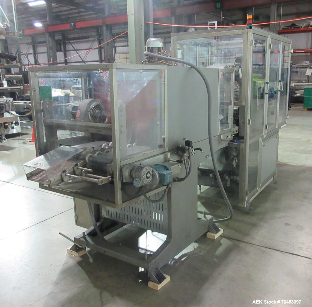 Used Multipack Model F-40 Tube or Carton Multi-Pack Stretch/Shrink Film Bundler