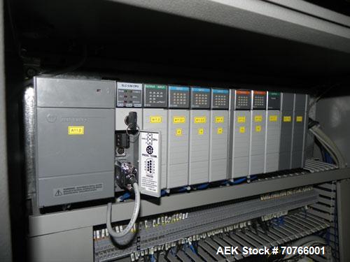 Used Multipack Model F43 Stretch Bundler. Capable of speeds up to 45 bundles per minute. Package size range: (Length or A) 30mm - 350mm (Width or B) 12mm - 200mm (Depth or C) 50mm - 200mm. Equipped w...
