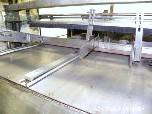 Used Omega Design Model DL-27 Dual Lane Shrink Bundler. Capable of speeds from 200 to 240 BPM (depending on product size and pattern). Has a Max film width of 26". Maximum product Height: up to 11".H...