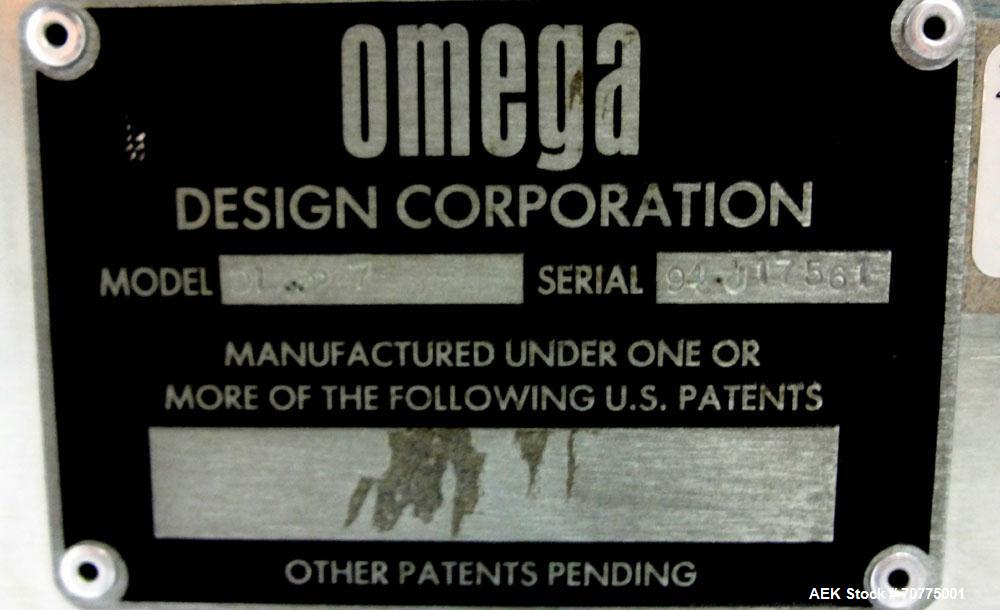 Used Omega Design Model DL-27 Dual Lane Shrink Bundler. All Stainless Steel constriction. Capable of speeds from 10-40 (20 cycles max)  bundles per minute, depending on configuration. Designed for du...