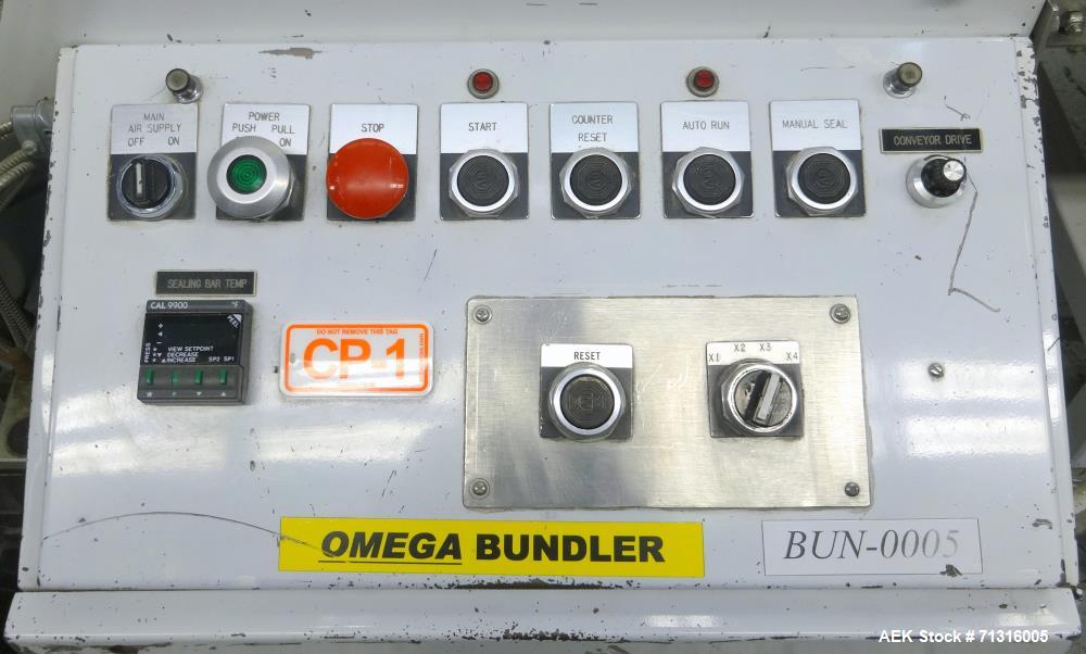 Used Omega Design Model DL-27 Dual Lane Shrink Bundler