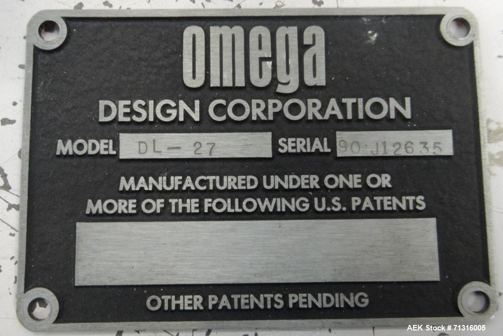 Used Omega Design Model DL-27 Dual Lane Shrink Bundler