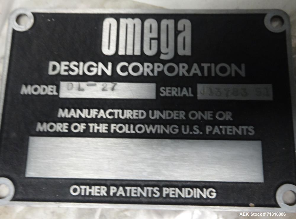 Used Omega Design Model DL-27 Dual Lane Shrink Bundler