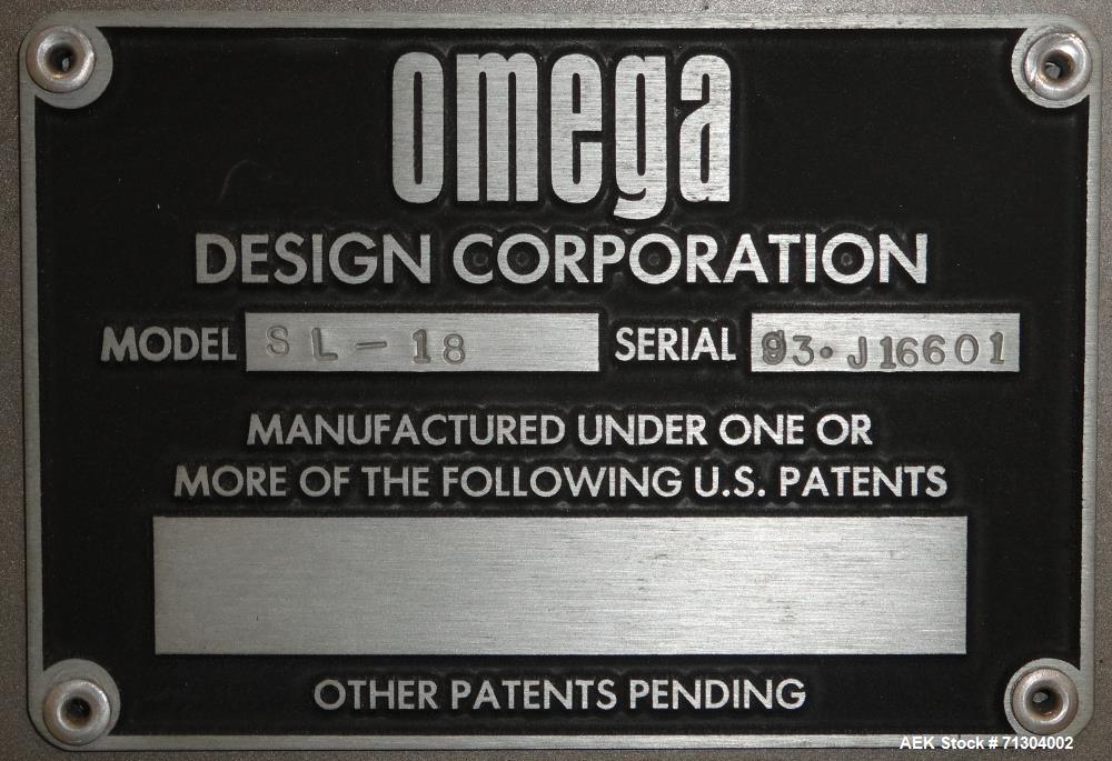 Used Omega Design Model SL-18 Single Lane Shrink Bundler