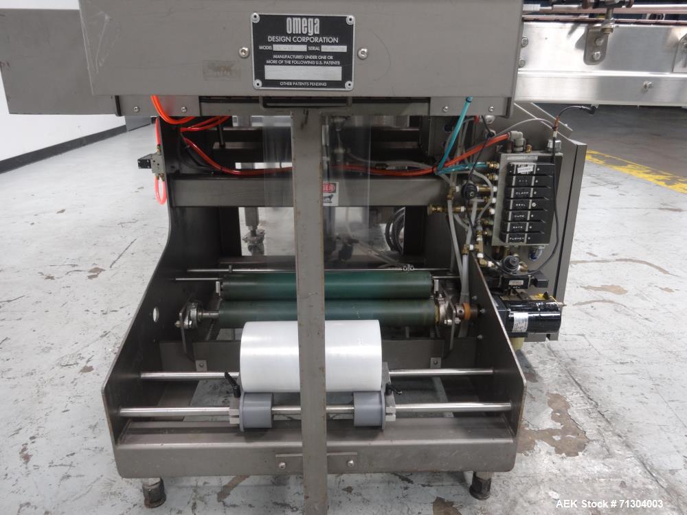 Used Omega Design Model SL-18 Single Lane Shrink Bundler
