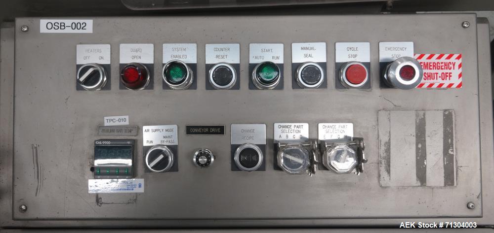 Used Omega Design Model SL-18 Single Lane Shrink Bundler