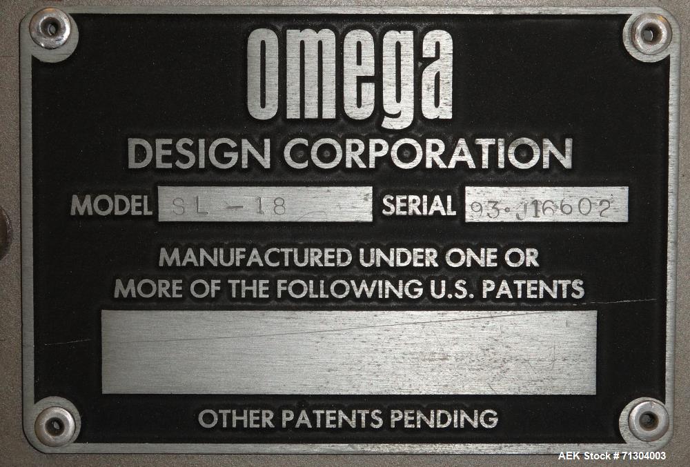 Used Omega Design Model SL-18 Single Lane Shrink Bundler