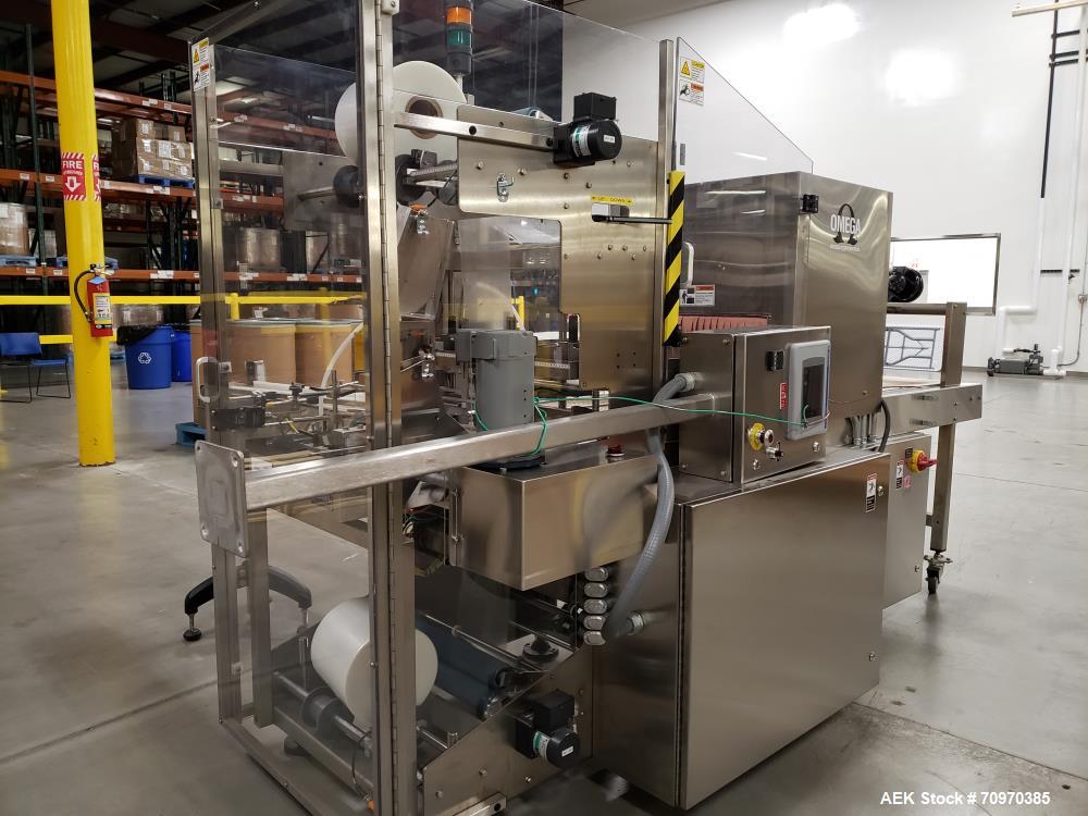 Used Omega Design Model SL-18 Single Lane Shrink Bundler
