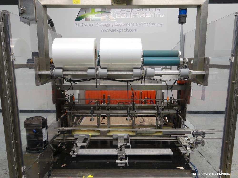 Used Omega Design Model TL-36 Triple Lane Stainless Steel Shrink Bundler