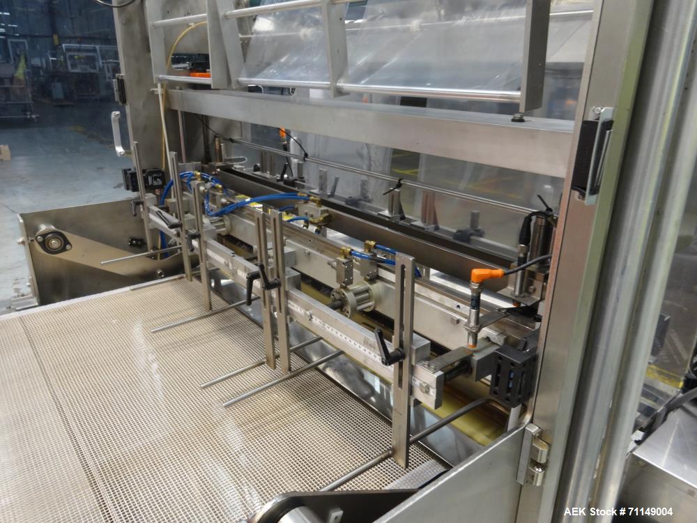 Used Omega Design Model TL-36 Triple Lane Stainless Steel Shrink Bundler